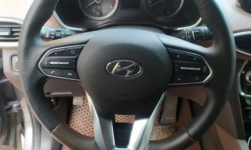 Перетяжка руля на Hyundai Santa Fe